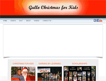 Tablet Screenshot of gullochristmasforkids.org